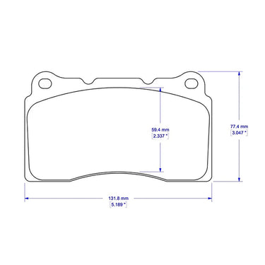 Cobalt Racing Brake Pads D1001 (Rear)